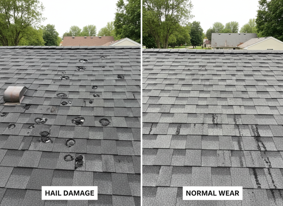 Hail Damage vs. Normal Wear: How to Tell the Difference