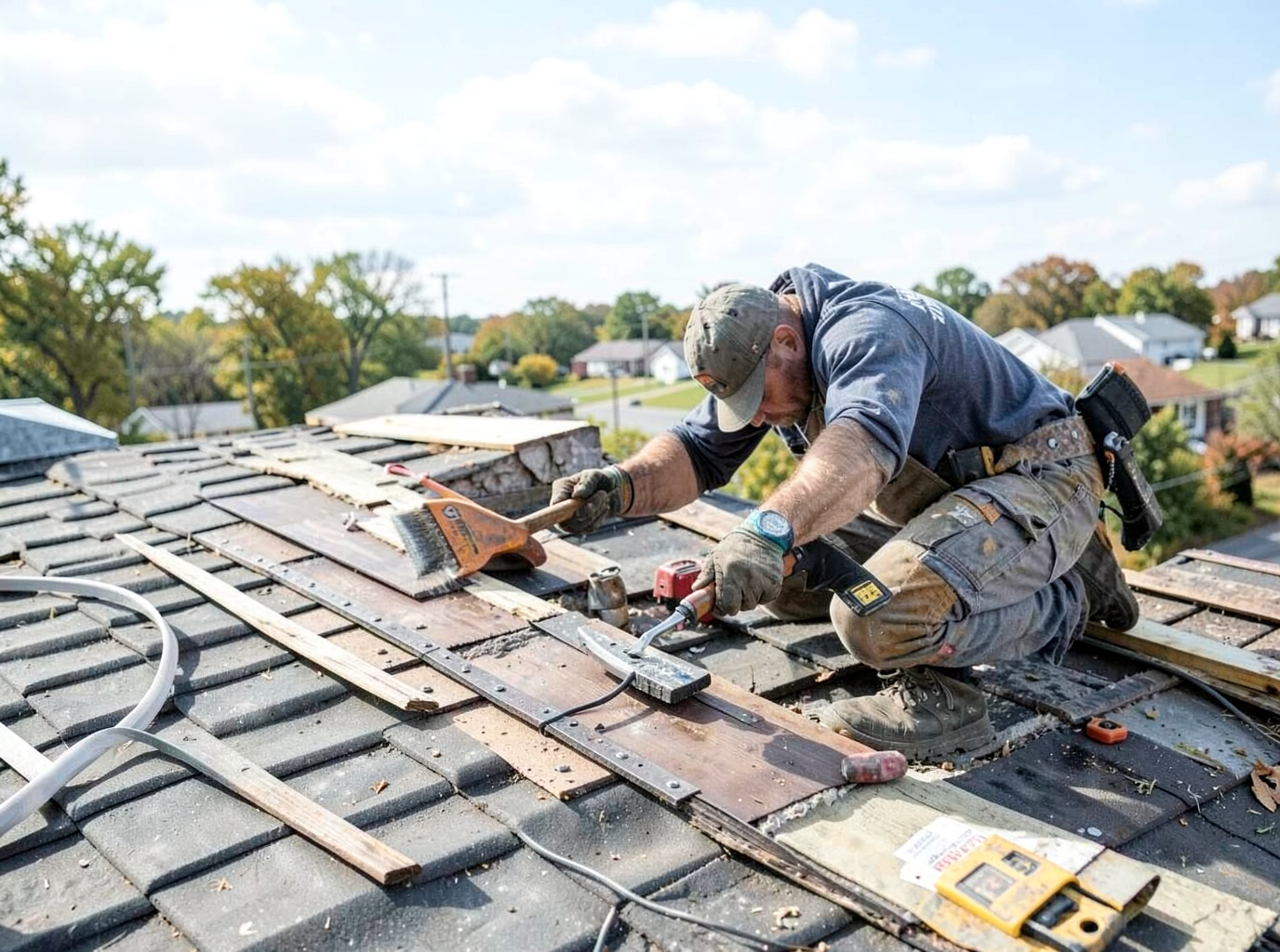 roof repair work by Appleton Roof & Leak Pros in Appleton, Wisconsin