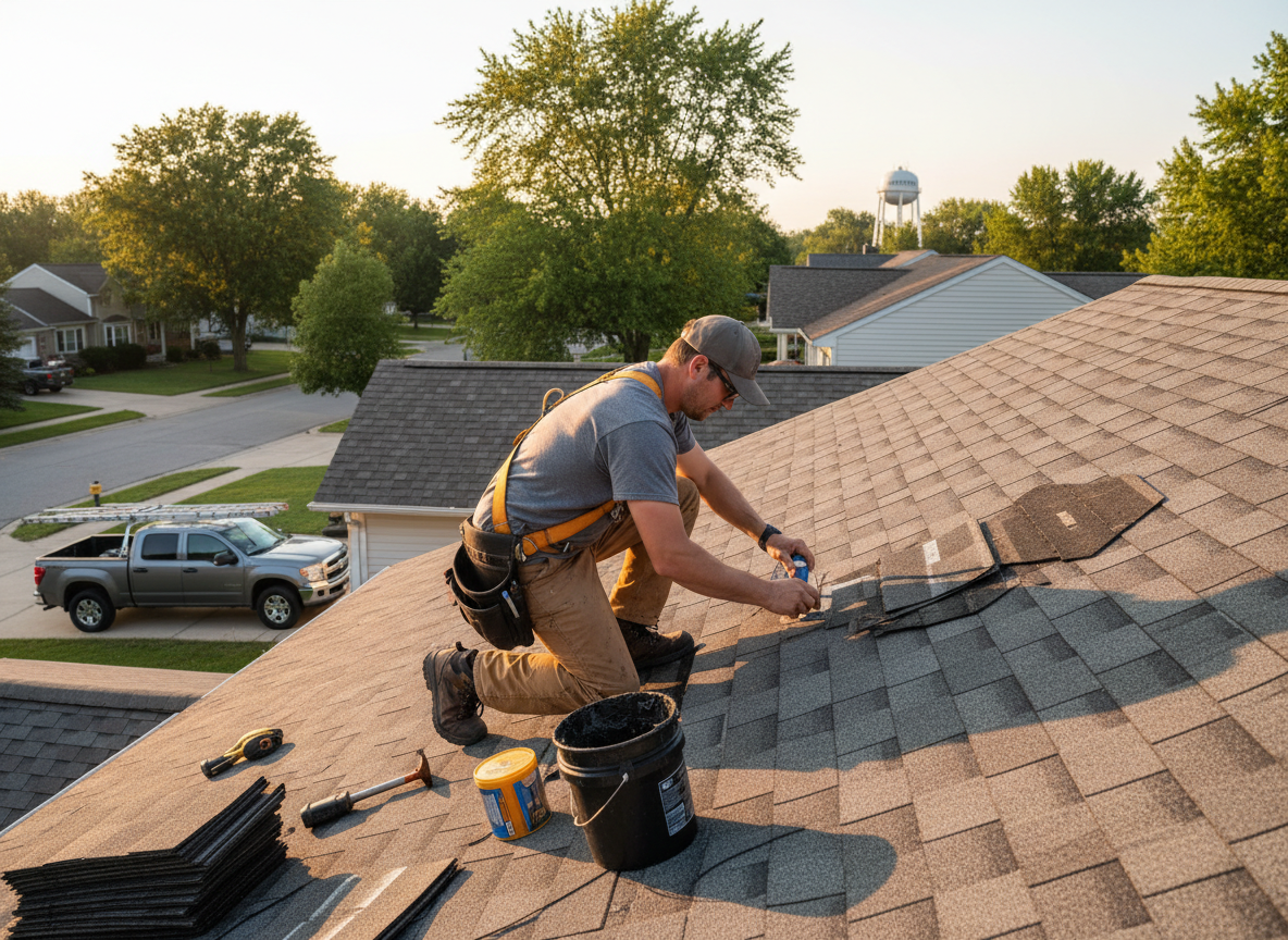 Shingle Roof Leak Repair in Appleton