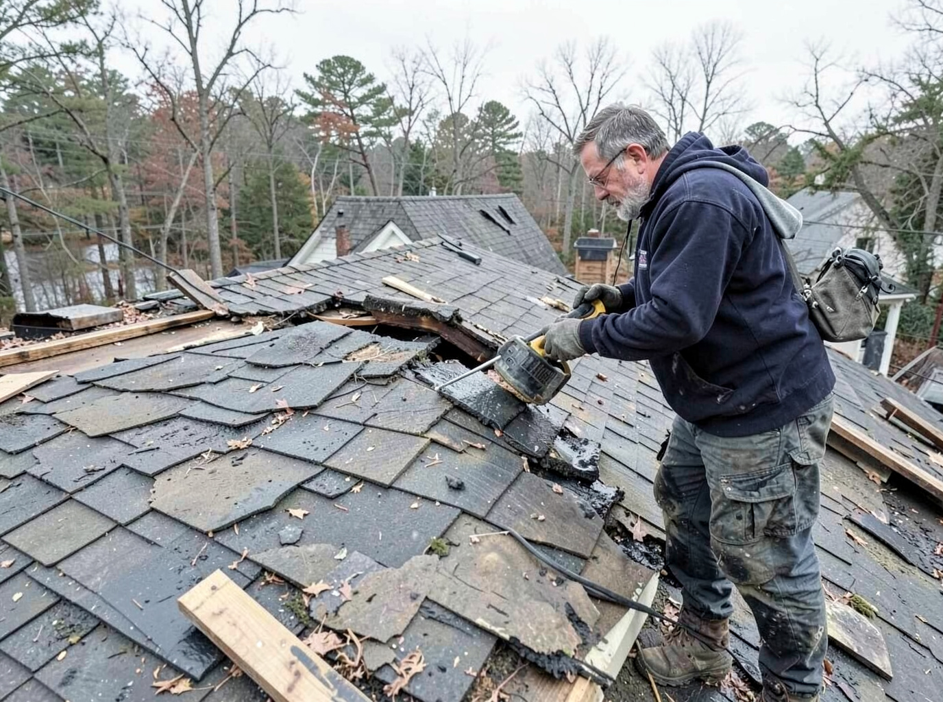 Storm Damage Roof Repair in Appleton